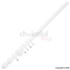 Swish White Wood-Finish Universal Curtain Pole