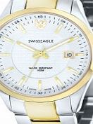 Swiss Eagle Mens Field Corporal Two Tone Watch