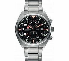 Swiss Military Mens Airborne Silver Chronograph