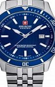 Swiss Military Mens Flagship Blue Silver Watch