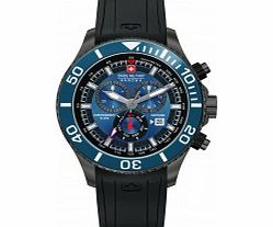 Swiss Military Mens Immersion Black Chronograph