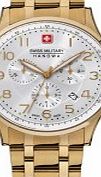 Swiss Military Mens Patriot Gold Plated
