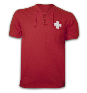 Switzerland  Switzerland WC 1954 Short Sleeve Retro Shirt