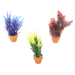 Small Artificial Plant in Pot Ornament by Sydeco