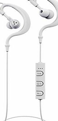 Syllable Wireless Sports Headphone, Syllable D700 in Ear Portable Neckband with Microphone Running Earphones Sweat Proof Noise Isolating with Apple iPhone 6s ,iPhone 6s Plus, ipad ipod Touch (White)
