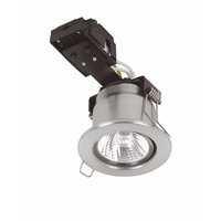 SYLVANIA Fire-rated GU10 Fixed Downlight Brushed Steel