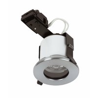 Fire-rated MR16 Downlight Brushed Steel IP65