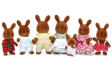 Families - Celebration Brown Rabbits Family