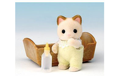 sylvanian Families - Cream Cat Baby