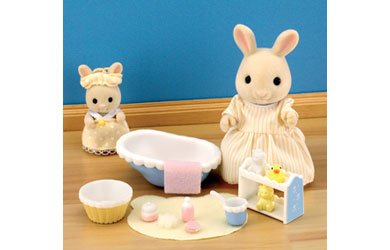 Sylvanian Families Bath Time with Mother