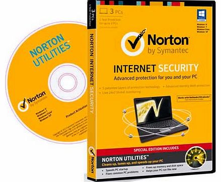 Norton Internet Security and Utilities - 3 Users
