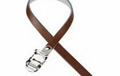 leather toe clip straps