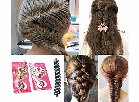SystemsEleven Fashion Women Hair Braiding Tool Roller With Magic Twist Hair Accessories (Curling)