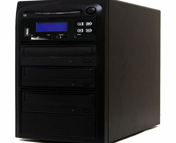 Systor Systems Systor 1 to 2 M-Disc CD DVD Duplicator and USB/SD/CF to M-Disc CD DVD Copier Backup Tower
