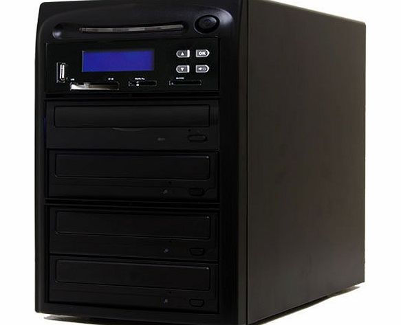 Systor Systems Systor 1 to 3 M-Disc CD DVD Duplicator and USB/SD/CF to M-Disc CD DVD Copier Backup Tower