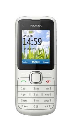 T-Mobile Nokia C1-01 T-Mobile Prepay/Pay As You Go Mobile Phone - Dark Grey