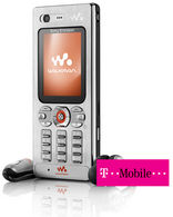 T-Mobile SONY ERICSSON W880i Silver T-Mobile MATES RATES PAY AS YOU GO