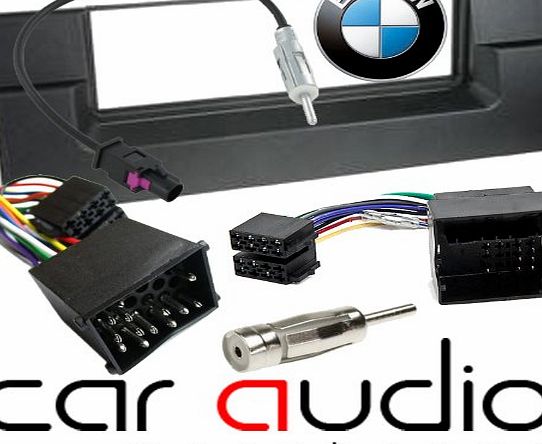 T1 Audio BMW 5 Series E39 1995 - 2013 - Car Stereo Radio Fascia Facia Panel ISO (Flat amp; Round Pins) Aerial Kit