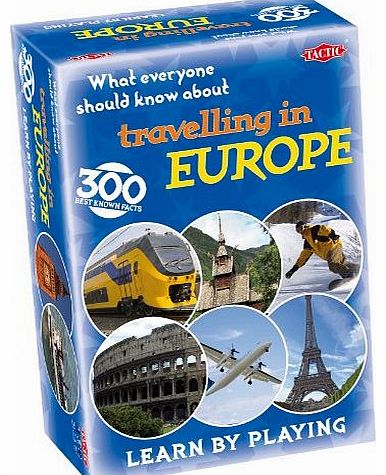 Tactic Travelling in Europe Card Game
