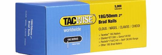 Tacwise 0401 18G/ 50mm Nails (Box of 5000)