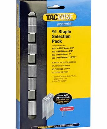 Tacwise 91 STAPLE SELECTION PACK