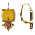 Classics Collection - Ruby and 18K Gold Earrings
