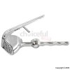 Stainless Steel Garlic Press With Cherry/Olive