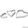 Stainless Steel Heart Shaped Cutters Assorted