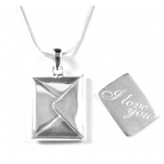 Tales from the Earth Silver Letter Necklace