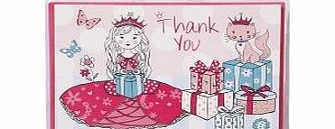 Talking Tables Princess Party Postcard Thank You, Pack of 10