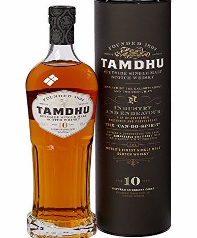 Tamdhu 10 Year Old Speyside Single Malt Whisky 70 cl
