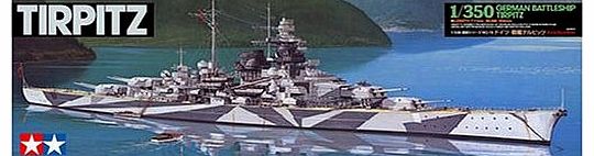 Tamiya  Ship Kit 1:350 78015 Tirpitz with stand