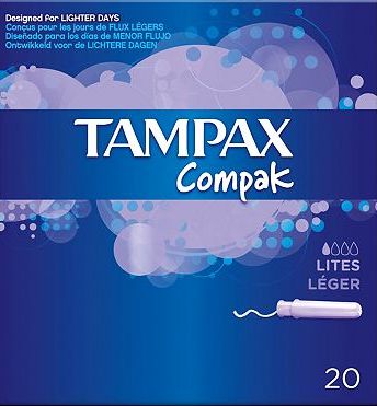 Tampax, 2041[^]10085681 Compak Lites 20 Tampons 10085681