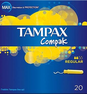 Tampax, 2041[^]10083970 Compak Regular 20 Tampons 10083970
