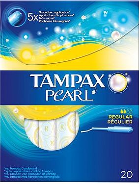 Tampax, 2041[^]10087065 Pearl Regular Tampons x20 10087065
