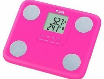 Tanita BC730P Innerscan Body Fat Mass Composition Monitor Weighing Scales - Pink