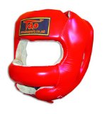 Tao Sports FULL Safety Head Guard in Red