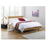 Double Bed, Oak Effect & Nestledown