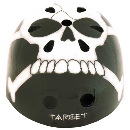 Target Hardware Target Skull   Cross Bone Helmet Skull