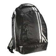 15.4 Racing Stripes Black Backpack for