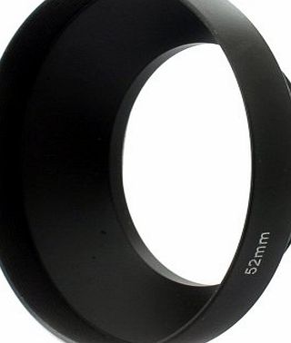 TARION 52mm 52 Professional Wide Angle Metal Lens Hood 52mm Screw In 52mm Filter Thread