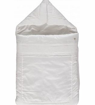White baby sleeping bag `One size