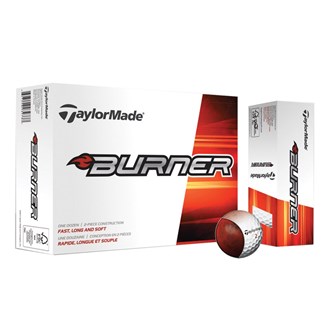 TaylorMade Burner Logo Overrun Golf Balls (12
