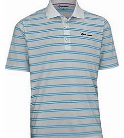 TaylorMade Golf TaylorMade By Ashworth Pique Striped Polo Shirt
