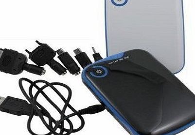 iPhone 4 4s / iPad 2 Portable Battery Charger Pack Also Compatible With iPods (All Generations) , iPad, Blackberry, Nokia, Motorola, digital cameras, camcorders, GPS, Nintendo DS, PSP plus many more.