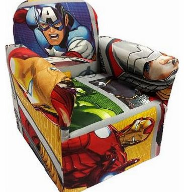tbargain12 CHILDRENS DISNEY TV CHARACTERS CHAIR SOFA KIDS SEATS (Marvel Avenger)