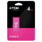 TDK 4GB USB PINK/WHITE D1
