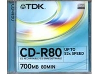 CD-R Media 48x 700MB 80Min 1 pack Jewel Case