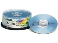 CD-R Metallic Media 48x 700MB 80min 25 pack Spindl