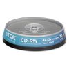 CD-RW Recordable Disk Rewritable on Spindle